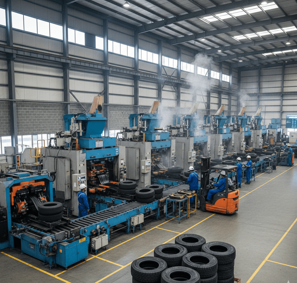 タイヤ製造工場(マレーシア)